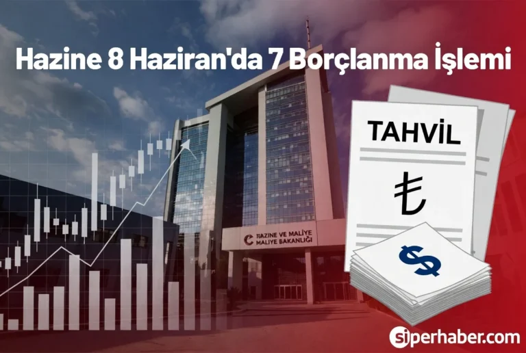 Hazine 8 Haziran’da 7 Borçlanma İşlemi Gerçekleştirecek